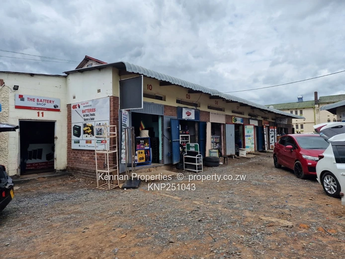 Various commercial shops in busy Bindura CBD area 