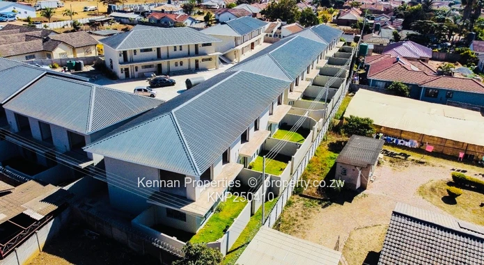 Apartment units in a two storey block of flats for sale in Ashdown Park.