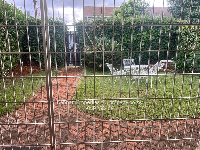 furnished garden flat for rent 