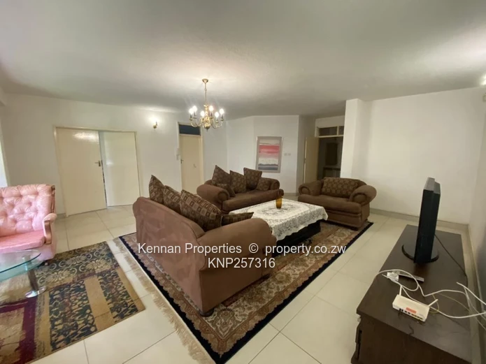 FURNISHED - Prestigious Northfields Complex overlooking Harare Sports Club