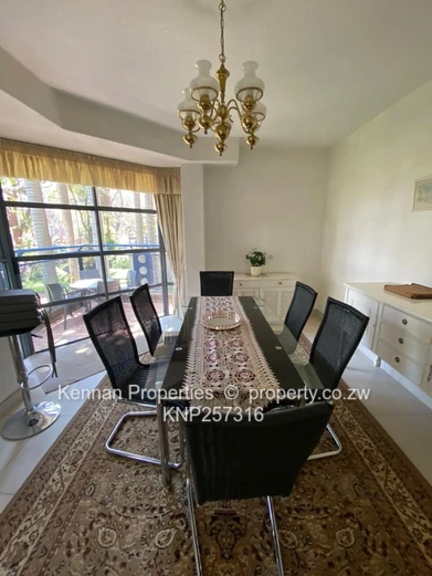 FURNISHED - Prestigious Northfields Complex overlooking Harare Sports Club