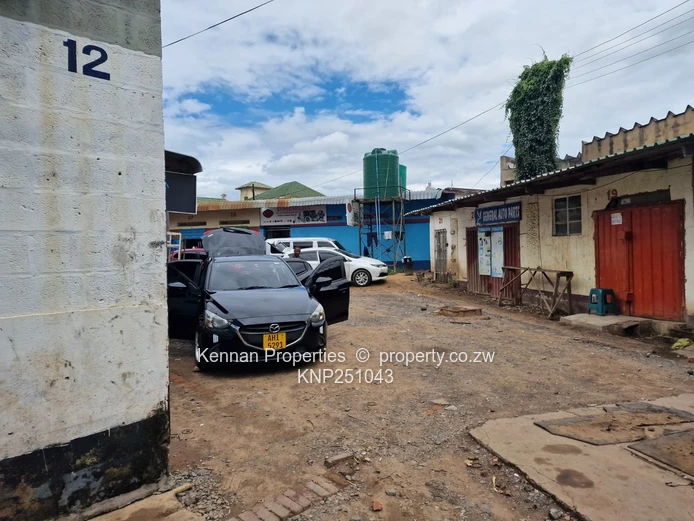 Various commercial shops in busy Bindura CBD area 