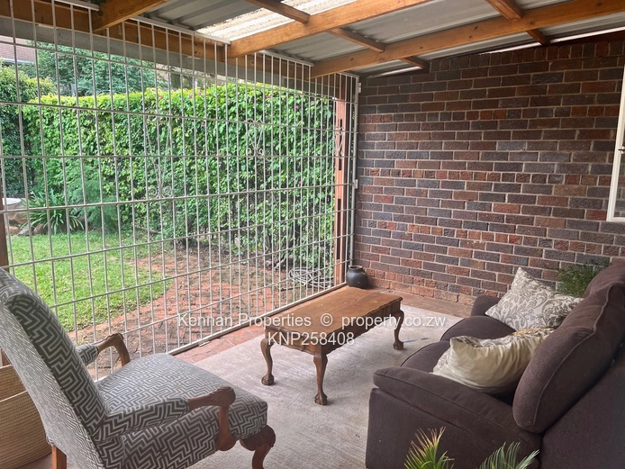 furnished garden flat for rent 